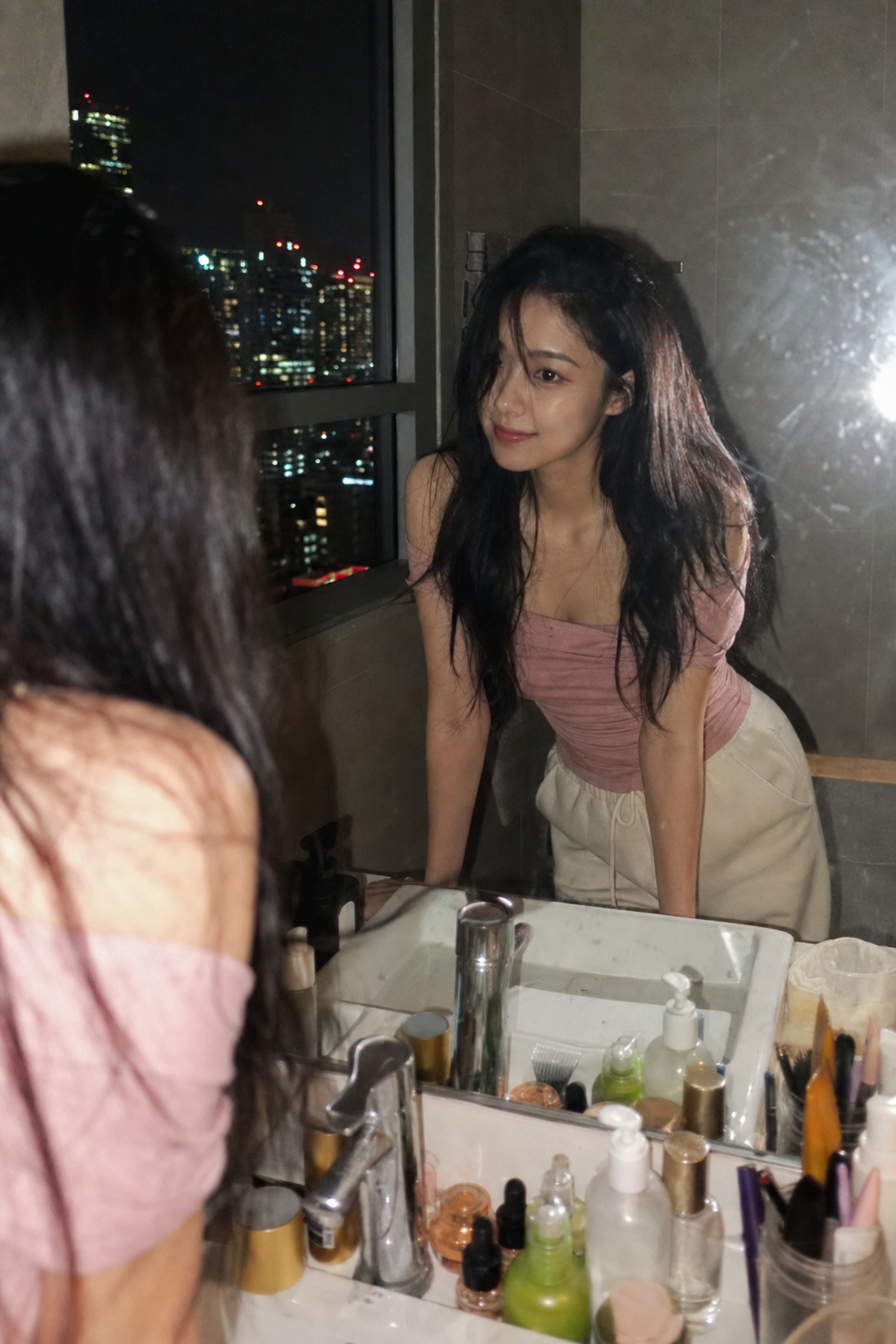 Ultra-realistic candid film photography 