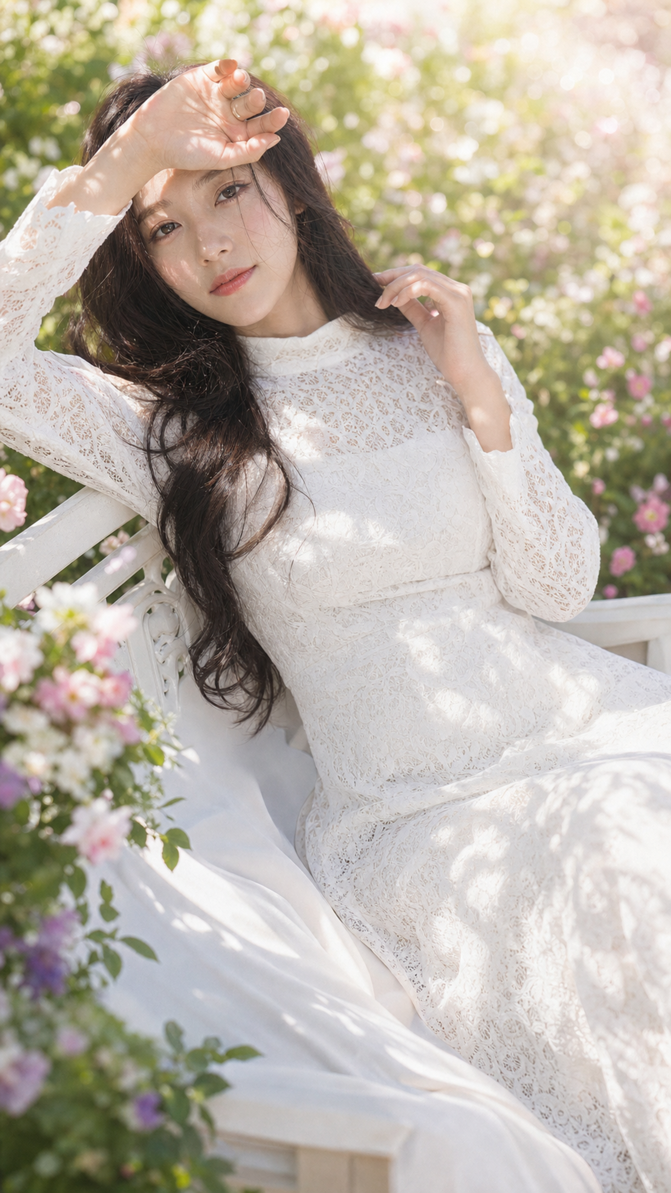 花影の朝