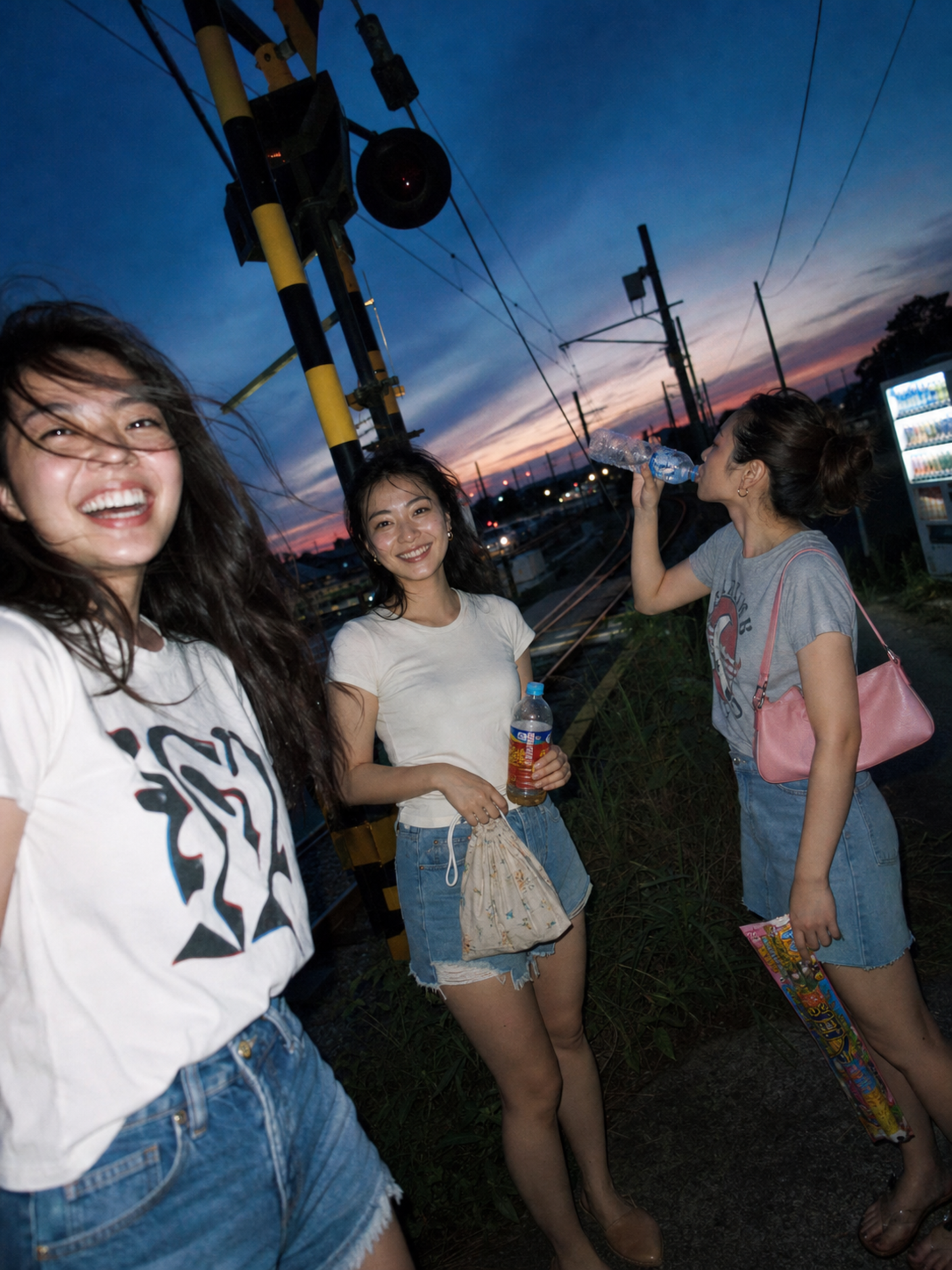 Create a photorealistic candid snapshot 