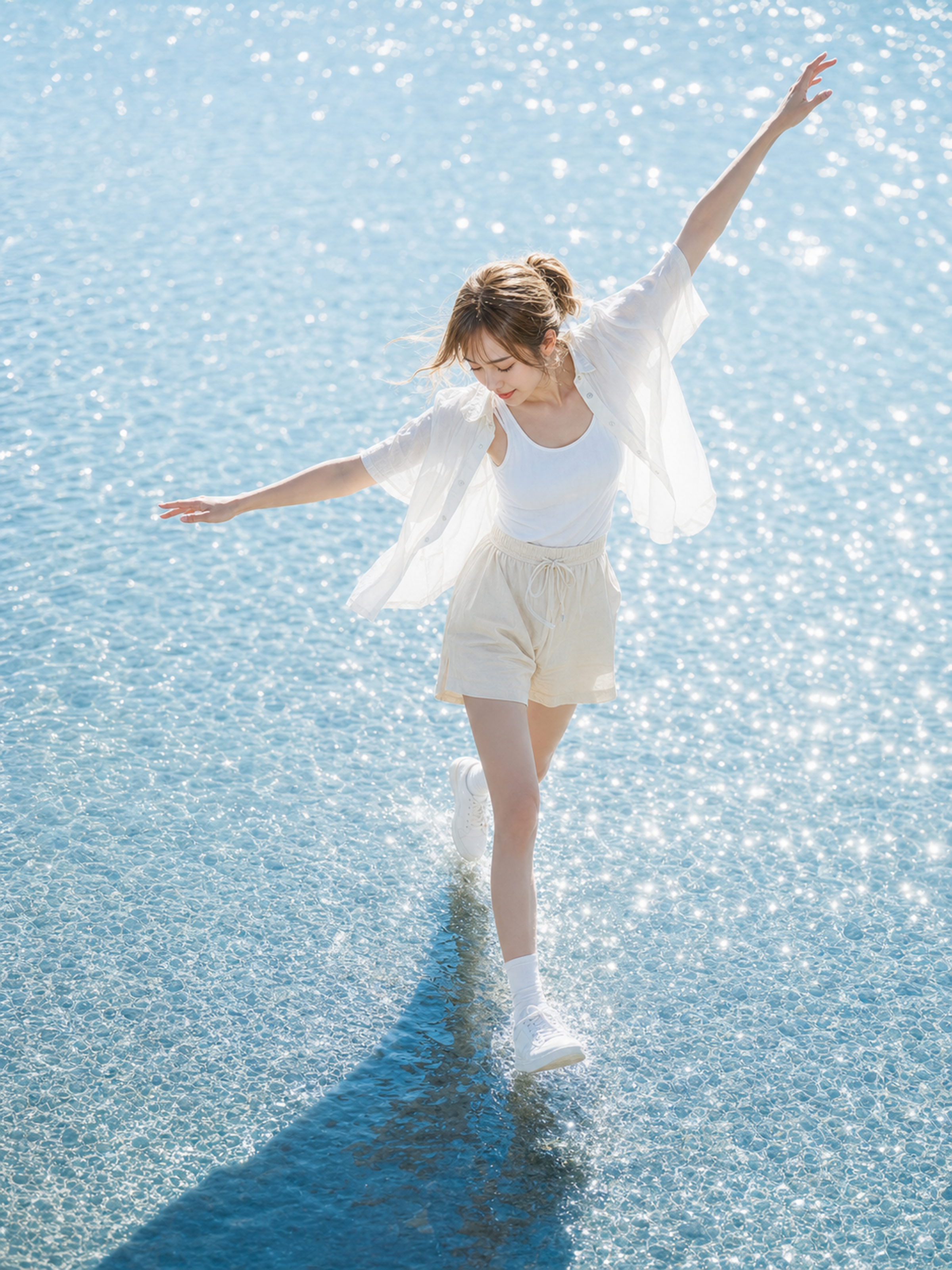 光を踏む夏