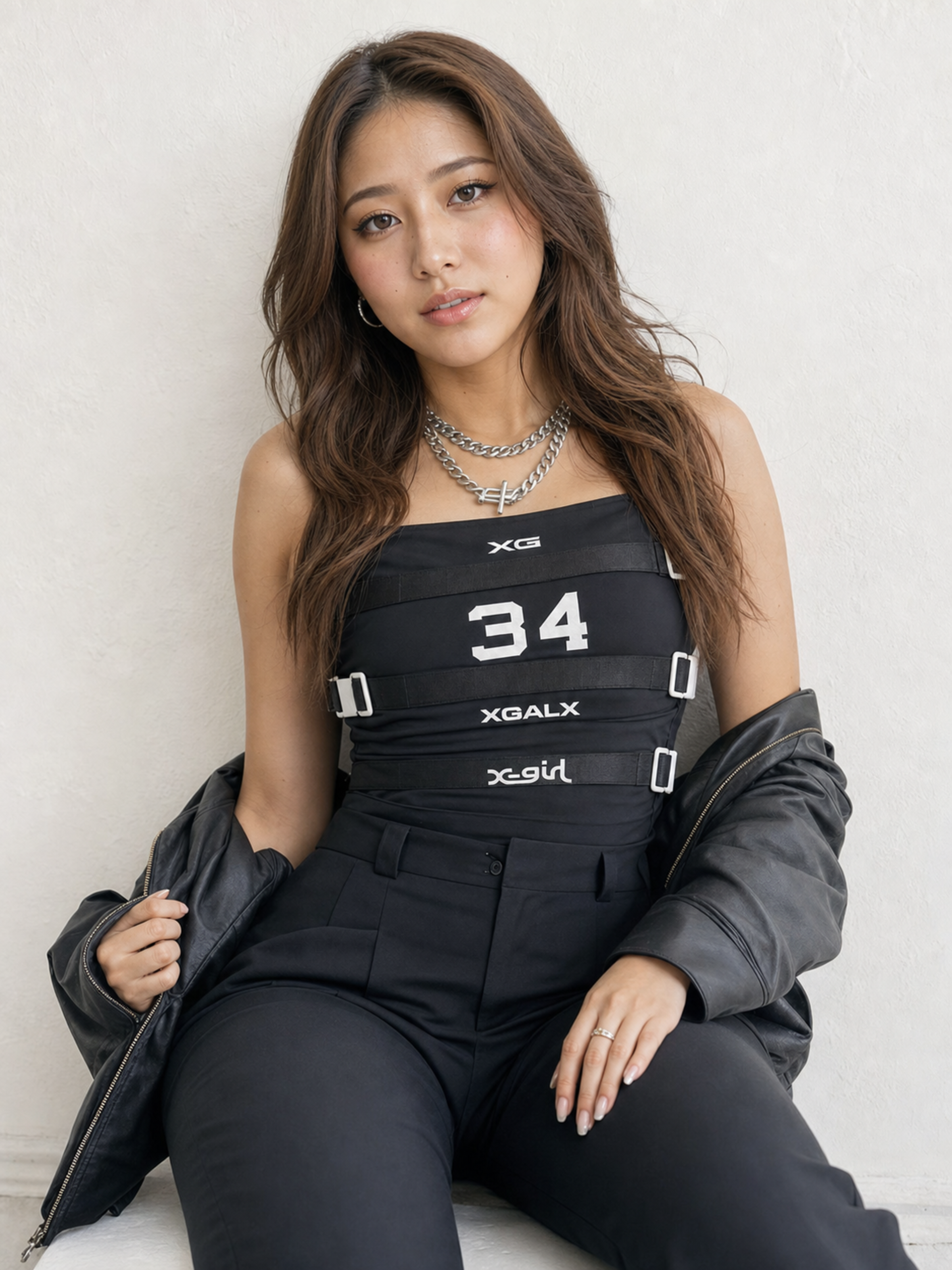 A photorealistic natural fashion portrai