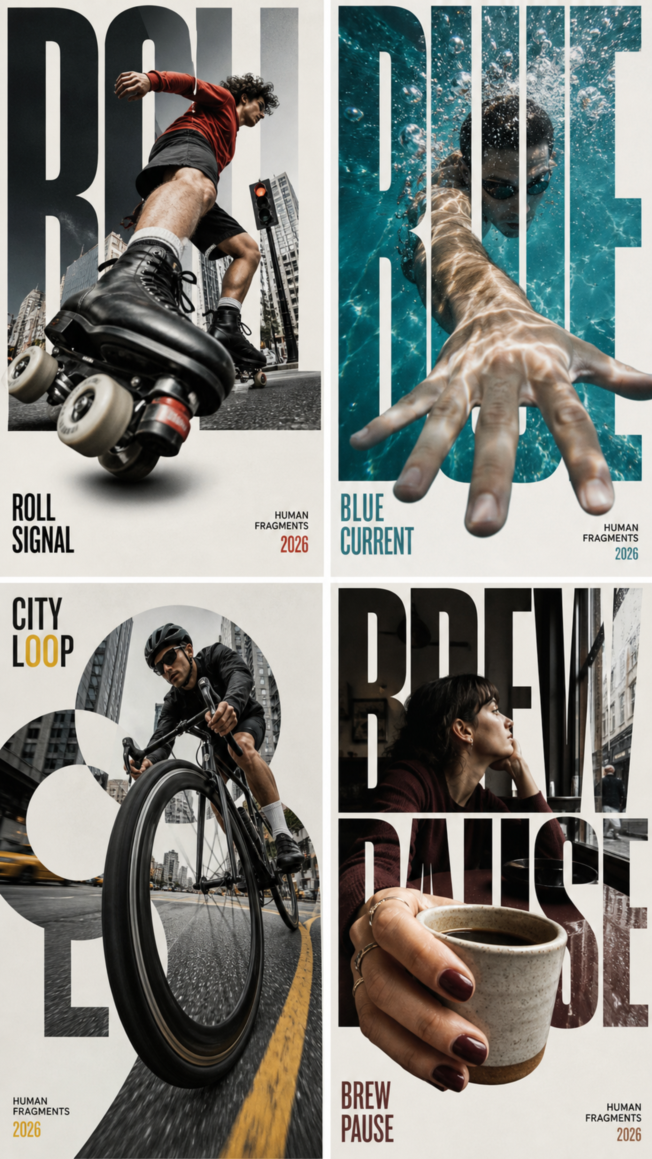 Create a 9:16 editorial typography poste