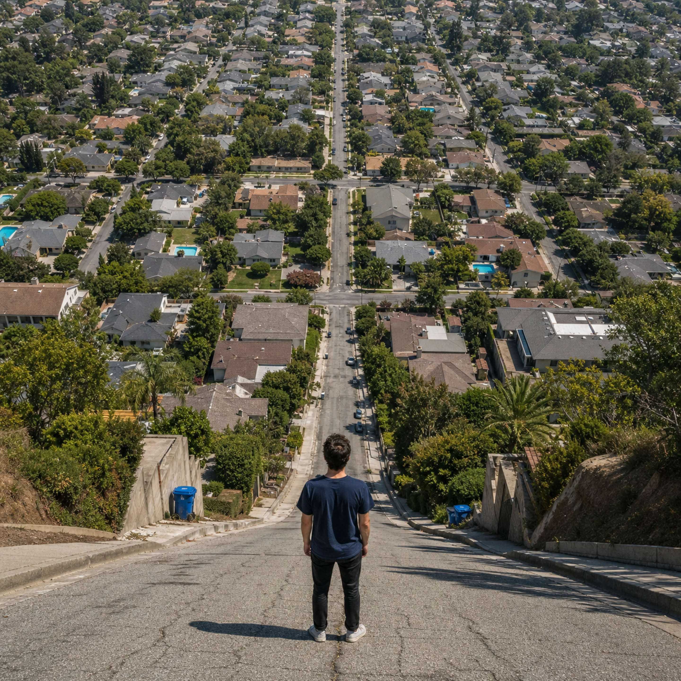 A surreal cinematic photograph of a lone