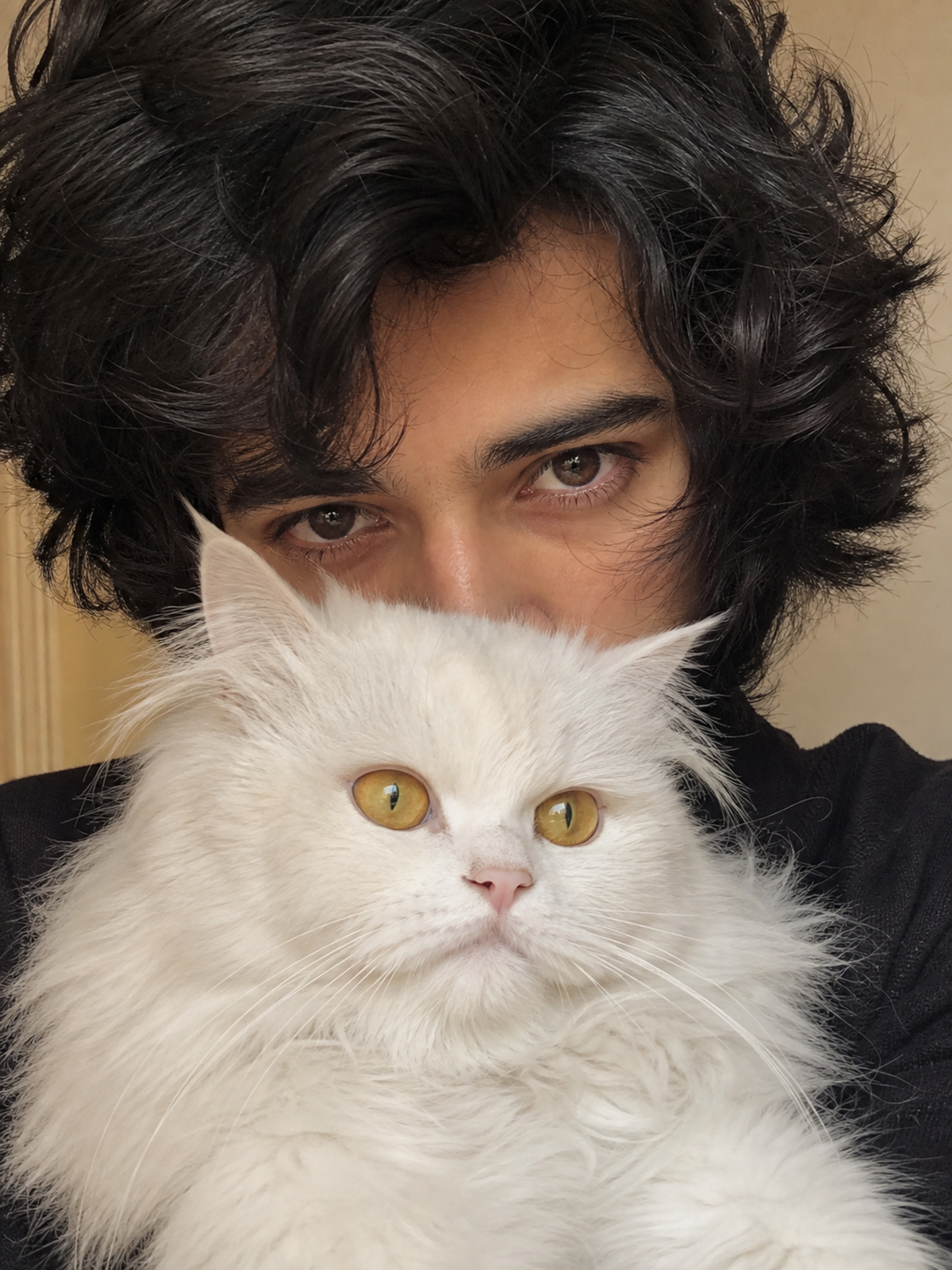 Close-up portrait of a young man Noor wi