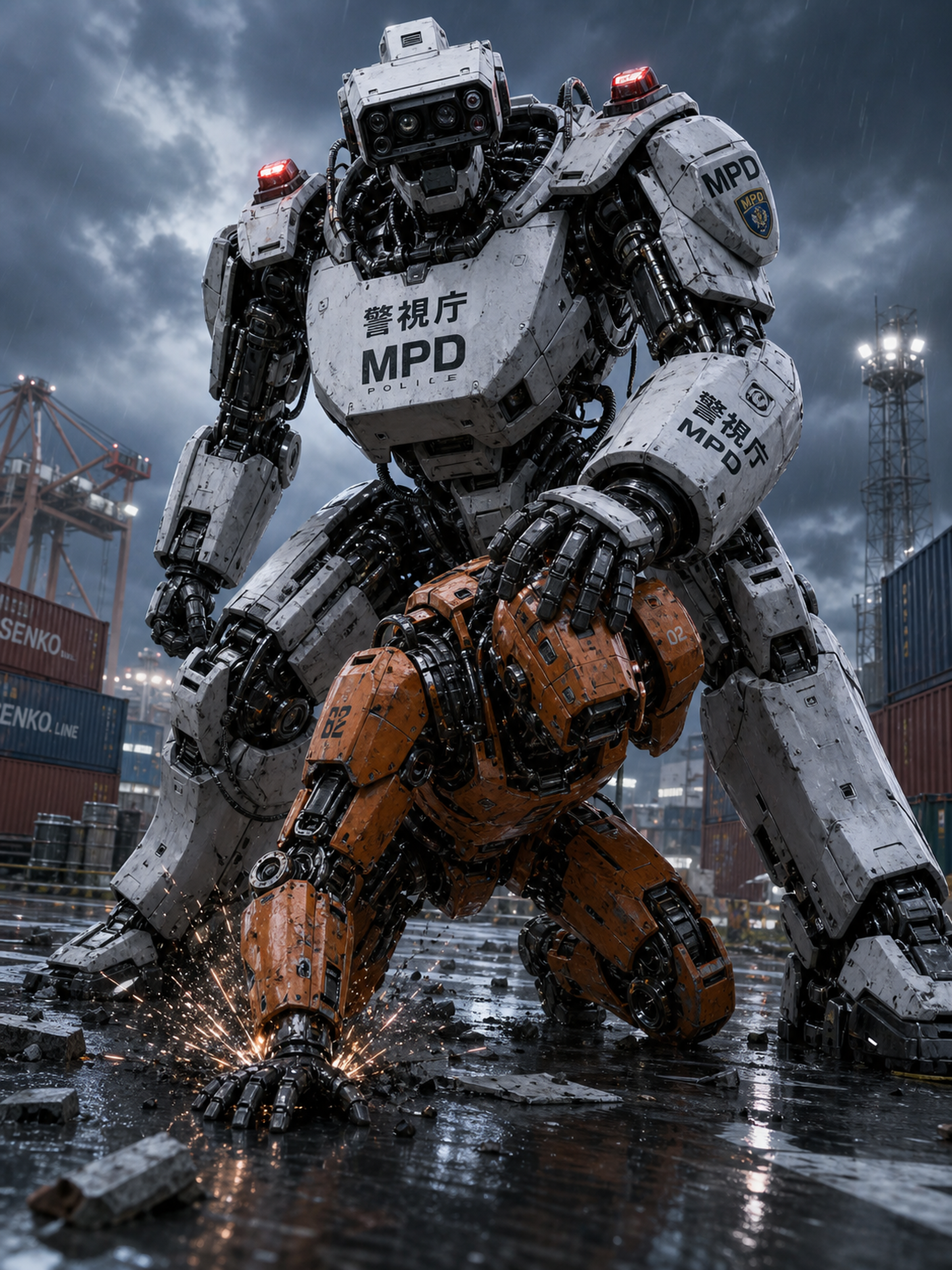 Create a cinematic photorealistic sci-fi