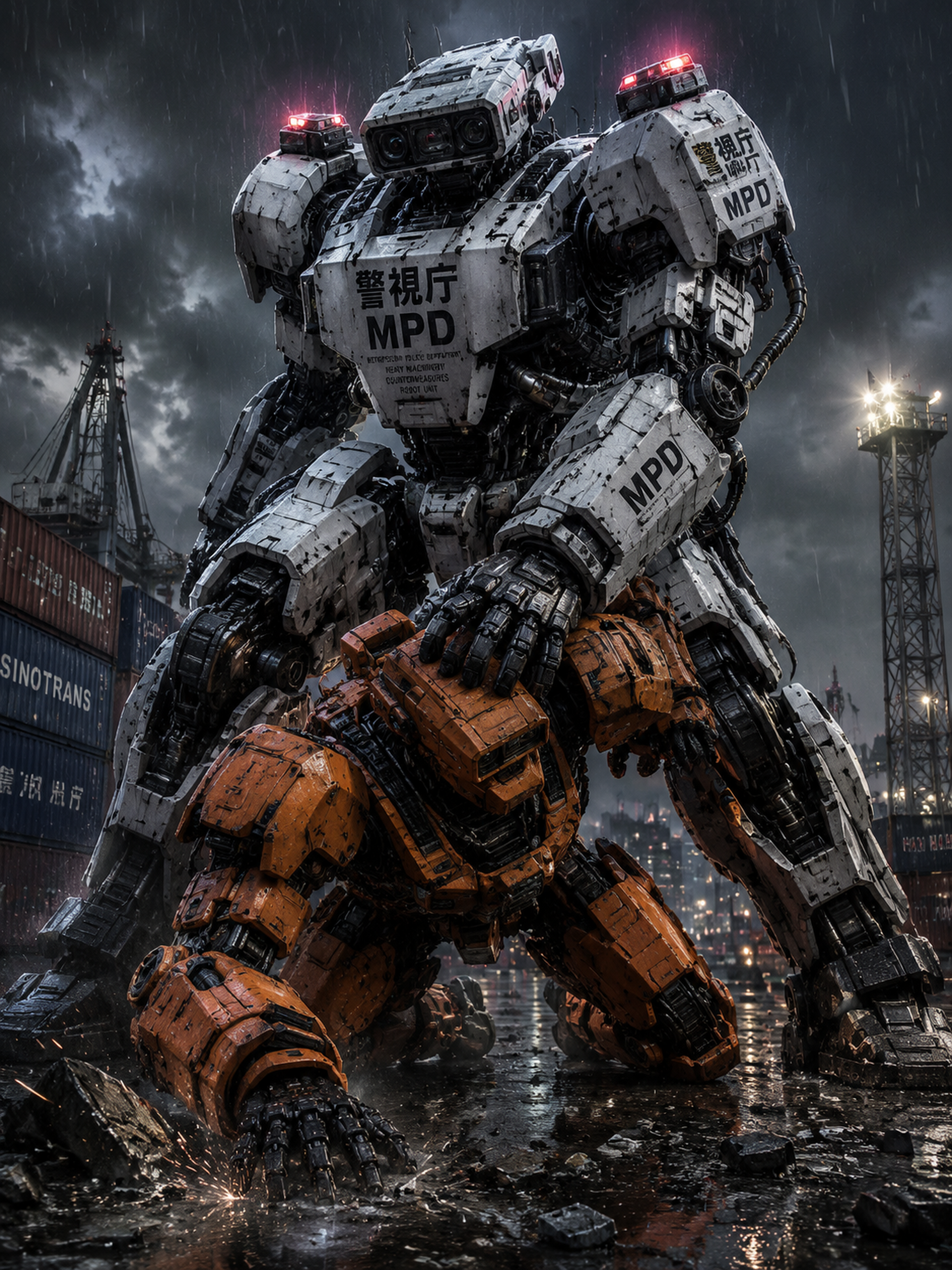 Create a cinematic photorealistic sci-fi
